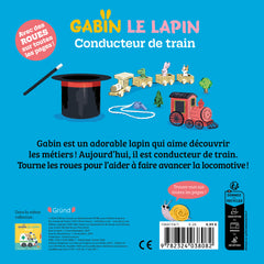 Gabin le lapin - Conducteur de train