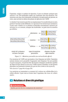 SVT Première - Interros des lycées 1re