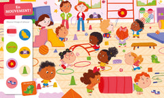 Cherche et trouve des tout-petits - À la maternelle