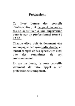 L'ABA à l'école