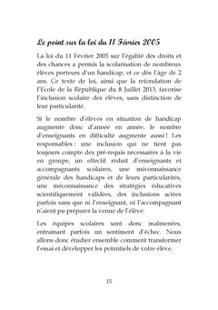 L'ABA à l'école