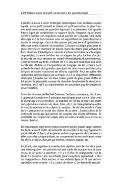 100 fiches pour réussir sa licence de psychologie