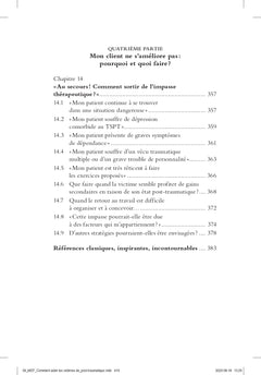 Comment aider les victimes souffrant de stress post-traumatique. - Guide à l'intention des thérapeutes