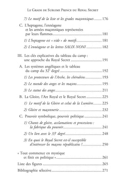 Le grade maçonnique de Sublime Prince du Royal Secret
