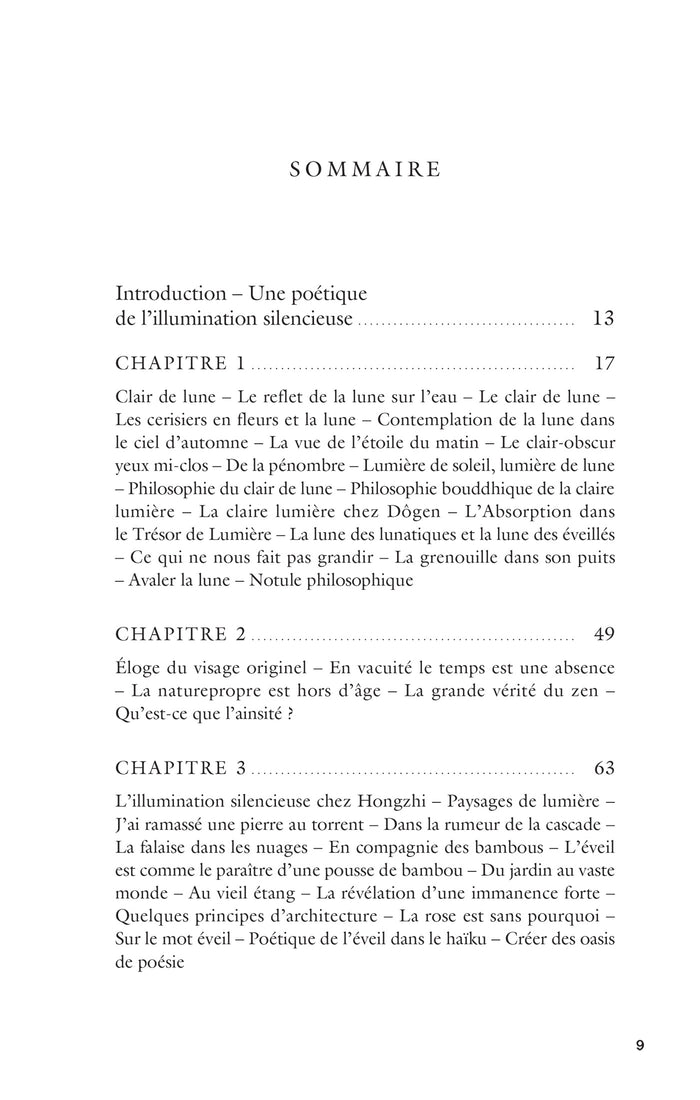 L'illumination silencieuse