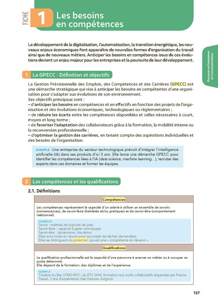 Toutes les matières Bac STMG - Spécialité Ressources humaines et communication Tle + spécialités de 1re - Réflexe - N° 2
