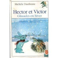 Hector et Victor, glissades en hiver