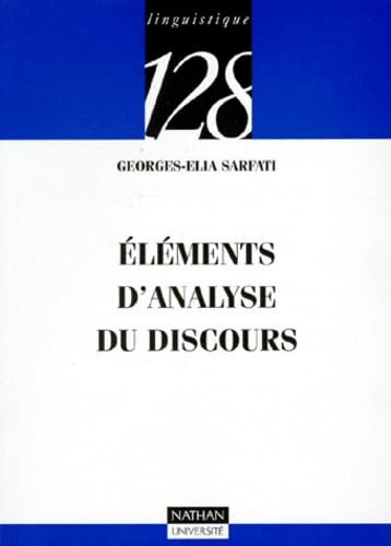Eléments d'analyse du discours
