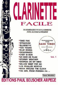 Partition : Clarinette facile vol 1