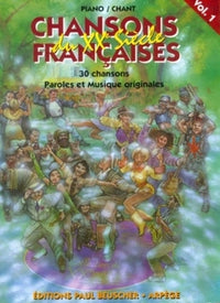 Partition : Chansons françaises du 20ème siècle vol 1
