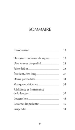 Petit traité de la lenteur à l'usage des gens pressés