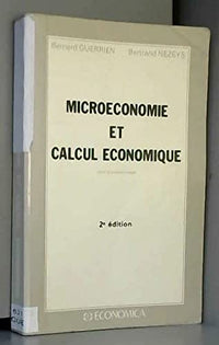 Microéconomie et calcul économique