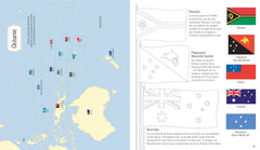 Drapeaux du monde à colorier