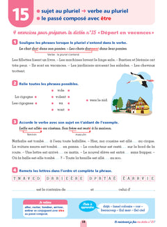 Les cahiers Bordas - Mon cahier de dictées CE1