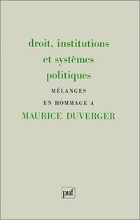 Droit, institutions et systèmes politiques