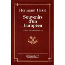 Souvenirs d'un Européen