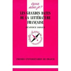 Les grandes dates de la littérature française, 1re édition