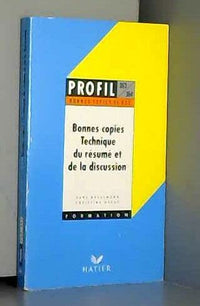 Bonnes copies de bac