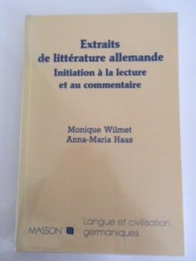Extraits de littérature allemande