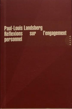 Réflexions sur l'engagement personnel