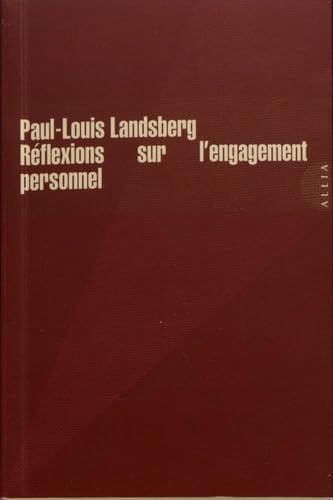 Réflexions sur l'engagement personnel