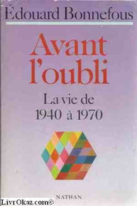 Avant l'oubli