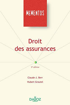 Droit des assurances.: 9ème édition