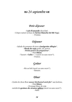 Menus d'automne pour l'hémochromatose