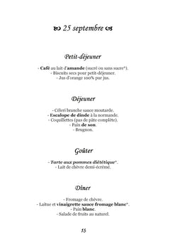 Menus d'automne pour l'hémochromatose