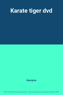 Karate tiger dvd