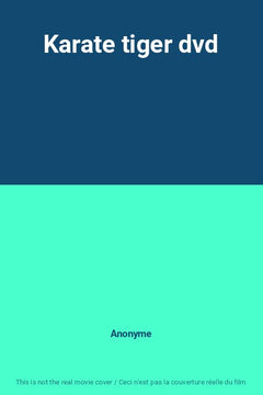 Karate tiger dvd
