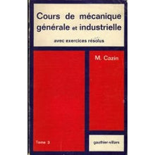 Cours Mécanique Générale