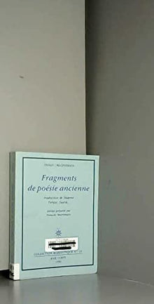 Fragments de poésie ancienne