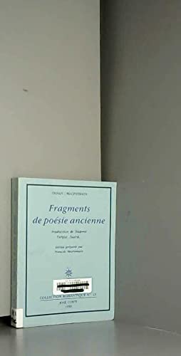Fragments de poésie ancienne