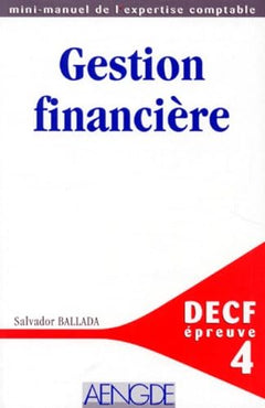 Gestion financière: DECF épreuve n°4