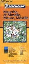 Carte routière : Meurthe-et-Moselle - Meuse - Moselle, N° 11307