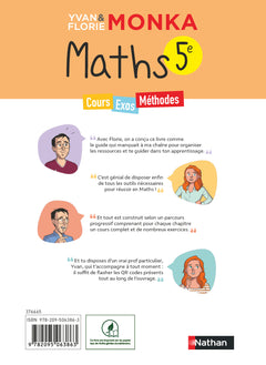 Maths 5e avec Yvan & Florie Monka - Nouveau programme