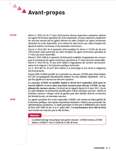 Concours ATSEM et ASEM 2023-2024 - Ecrit + Oral - N16 - Catégorie C