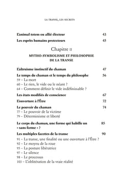 Transe, les secrets - L'esprit chaman