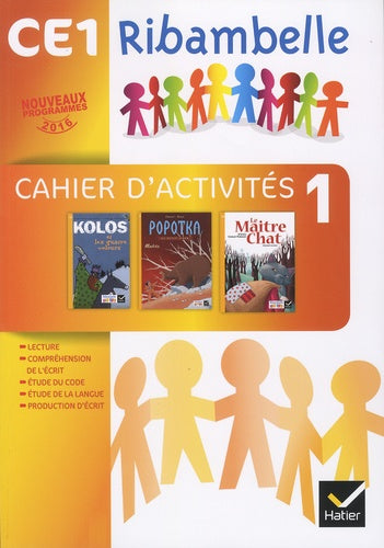 Ribambelle CE1 série Jaune éd. 2016 - Cahier d'activités 1 + Livret d'entrainement 1