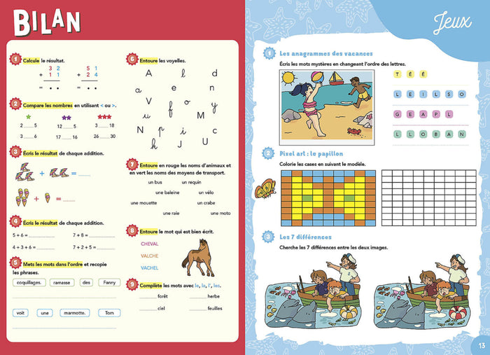 Auzou vacances - Du CP au CE1 2022
