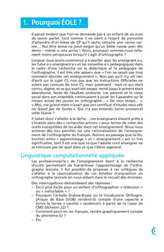 Echelle d'acquisition en orthograghe lexicale EOLE