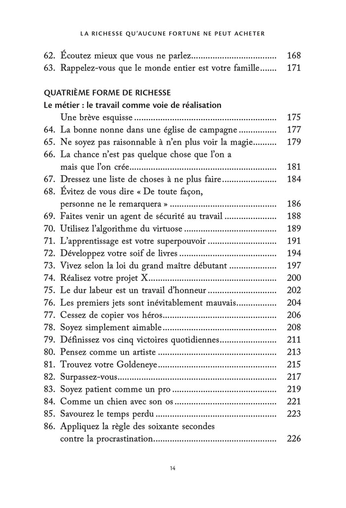 La richesse qu'aucune fortune ne peut acheter - Les 8 habitudes secrètes pour mener la vie la plus riche qui soit