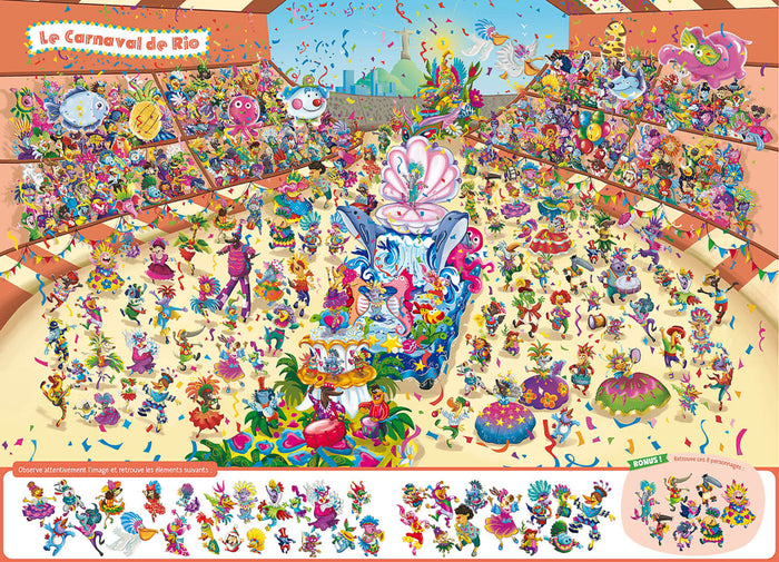 CHERCHE ET TROUVE GEANT - LOUP - C'EST LA FETE !