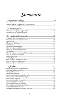 Recettes et menus pour l'hypertension.