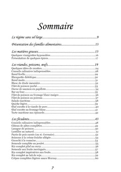 Recettes et menus pour l'hypertension.