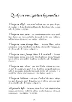 Recettes et menus pour l'hypertension.