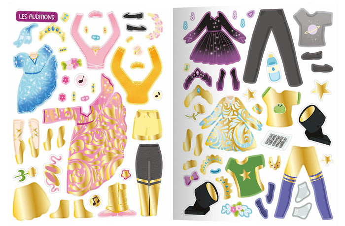 Mes 500 autocollants créatifs - Jolies danseuses