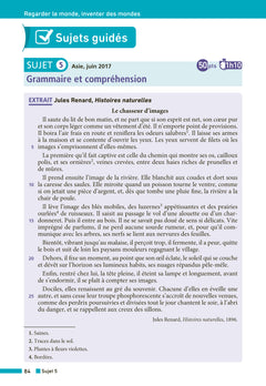 Annales Brevet Français 2027 - Corrigé