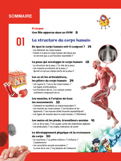 Tout savoir en BD sur Le corps humain